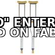 Axillary Walking Crutches in Ghana (armpit crutches) — 2