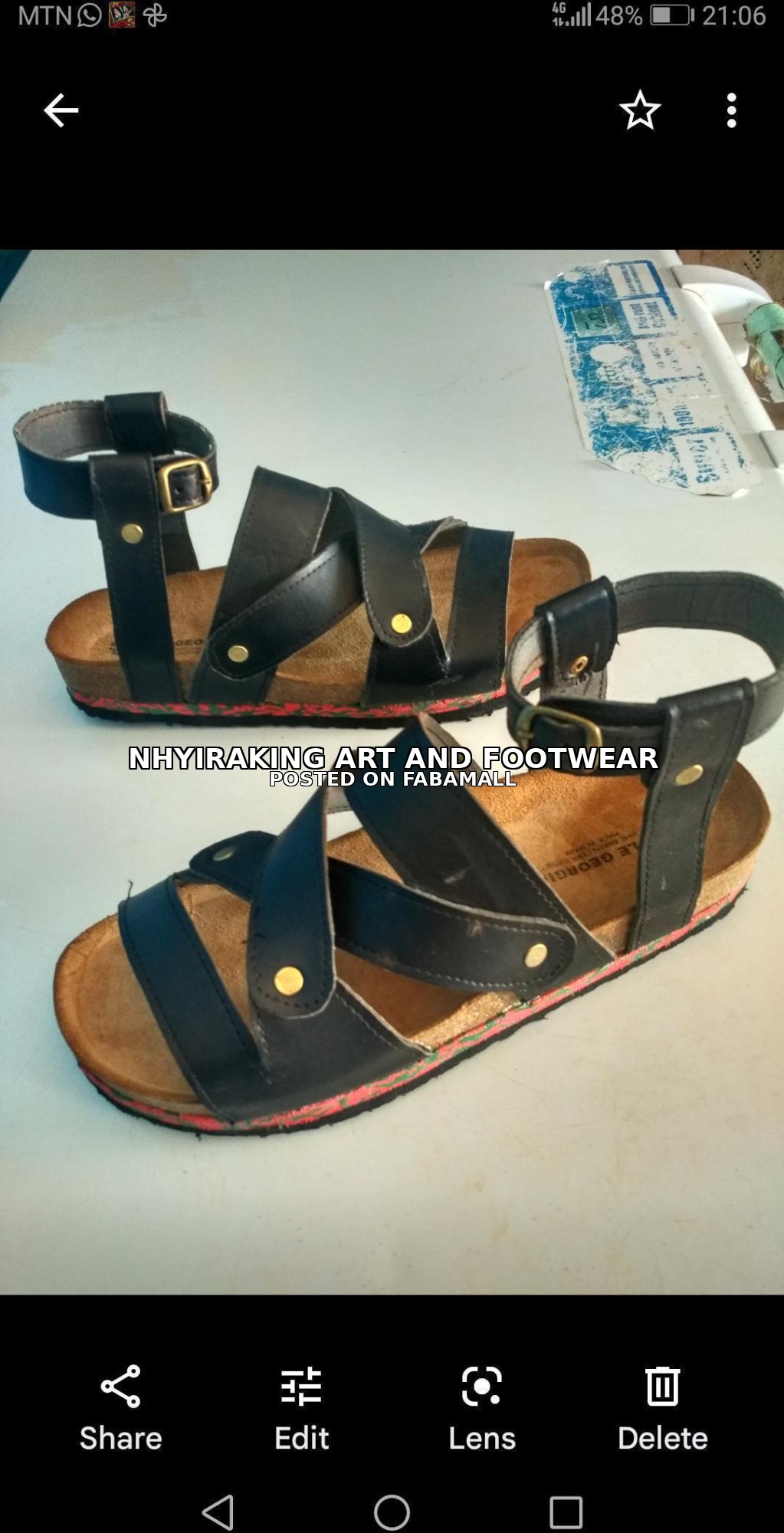 Birk sandals for boys in Ghana — 1