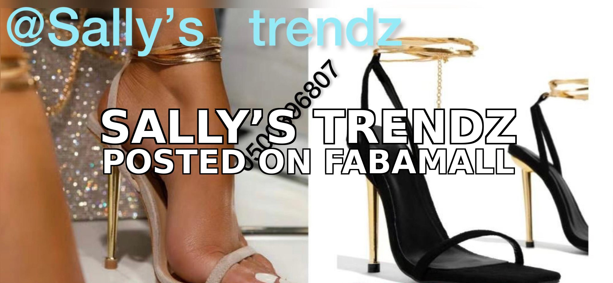 Black sandal heel — 1