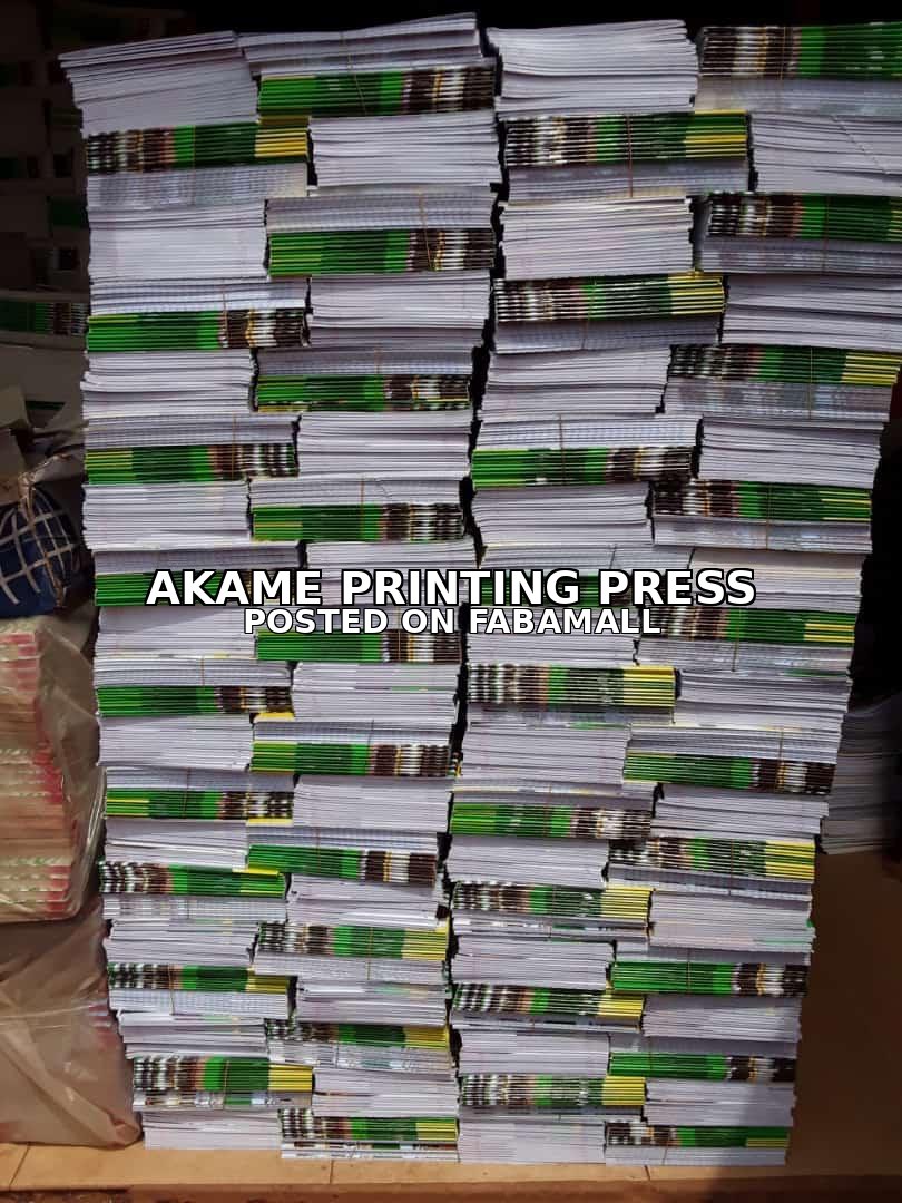 Book production Sunyani Ghana — 1