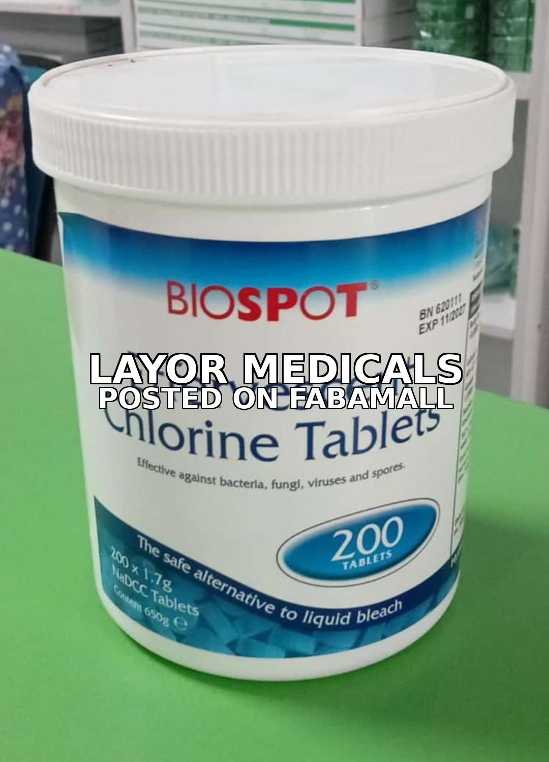 chlorine Tablet: Effervescent Chlorine Tablets for Water Purification — 1