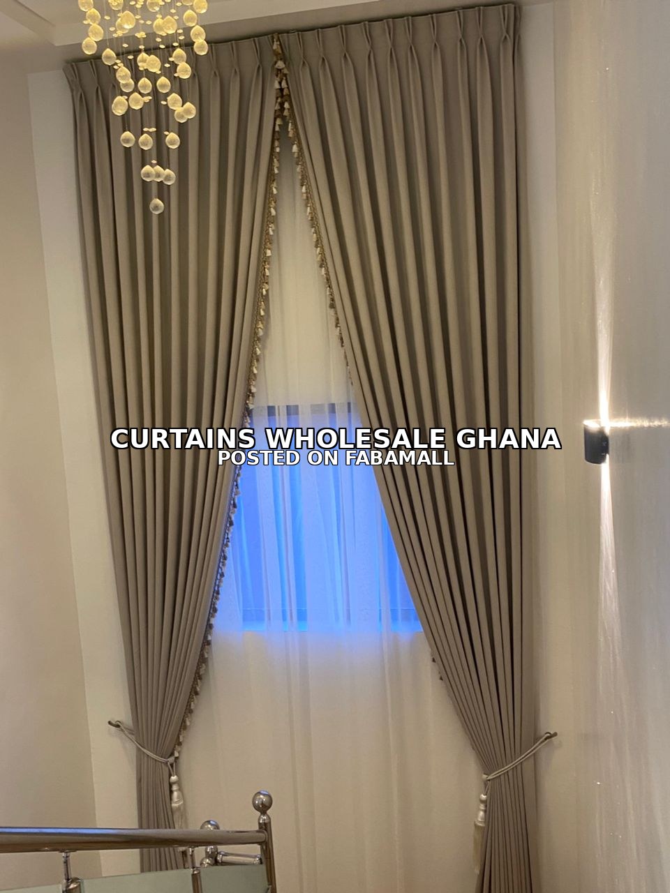 Church auditorium curtains — 1