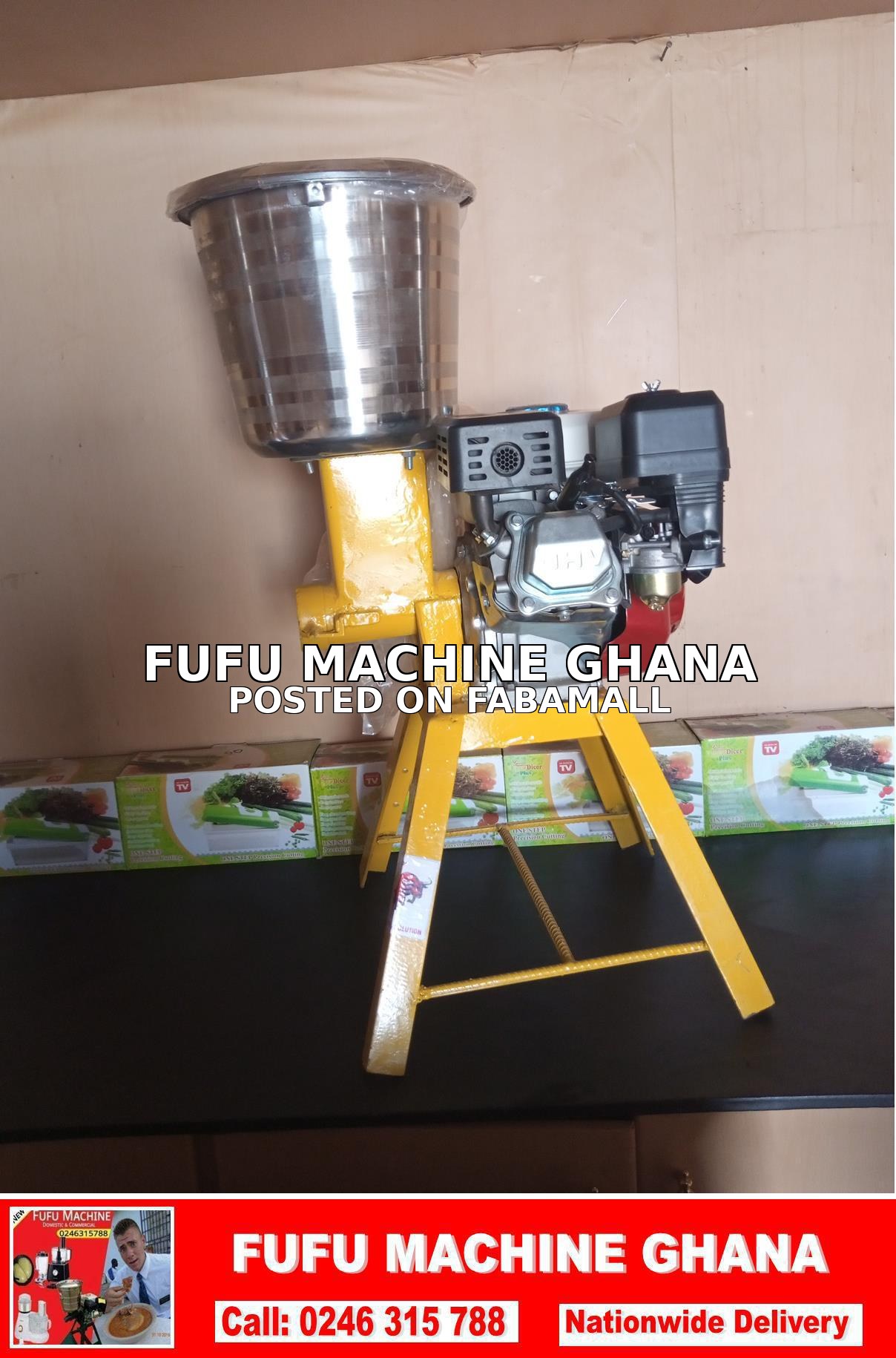 commercial fufu machine in Ghana — 1