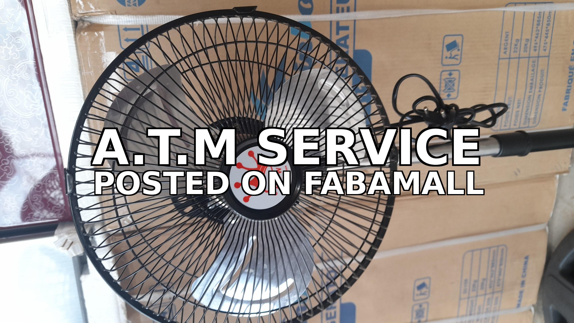 Crown Standing Fan in Drobo Ghana — 2