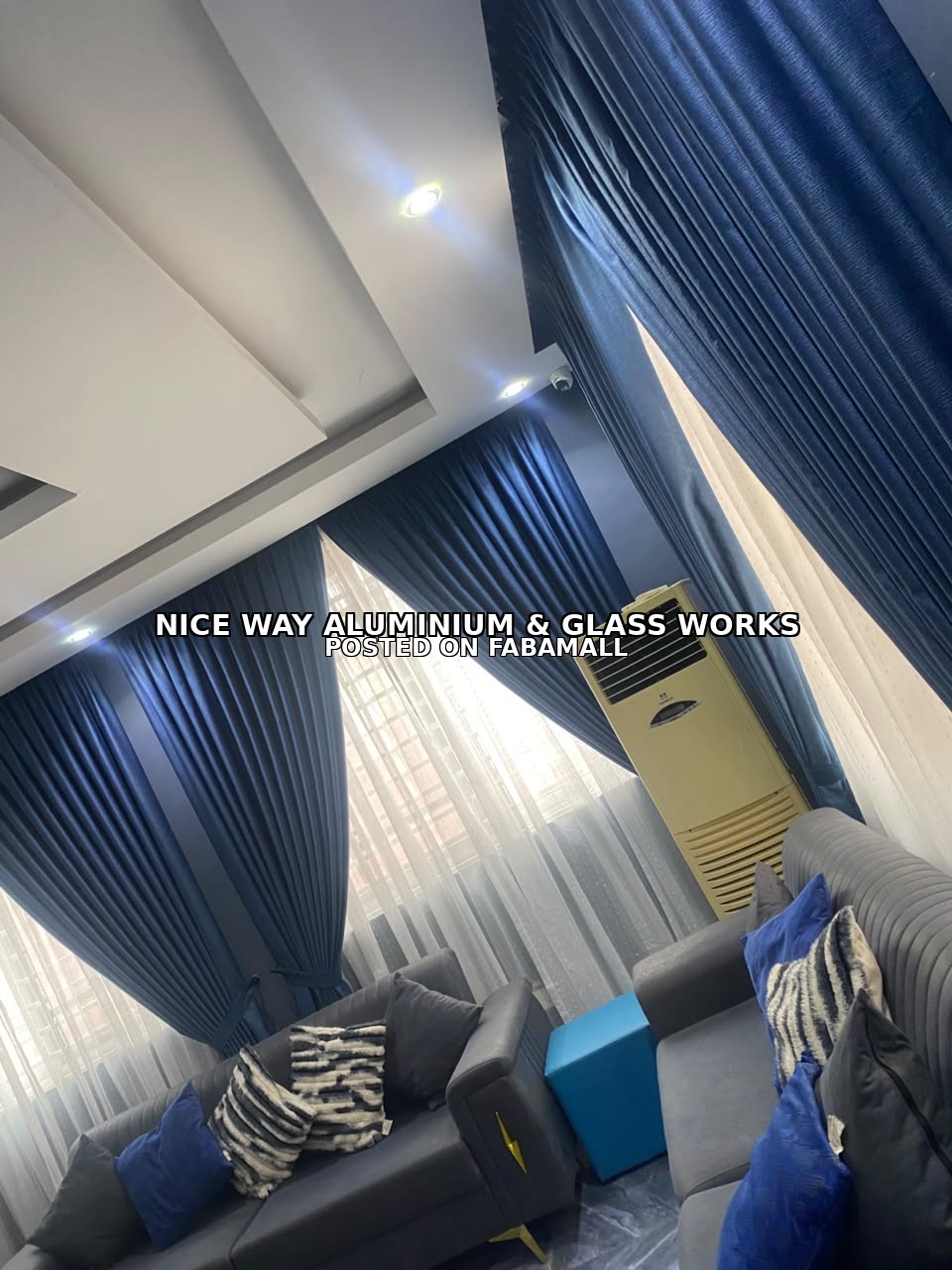 Customised curtains installation Accra — 3