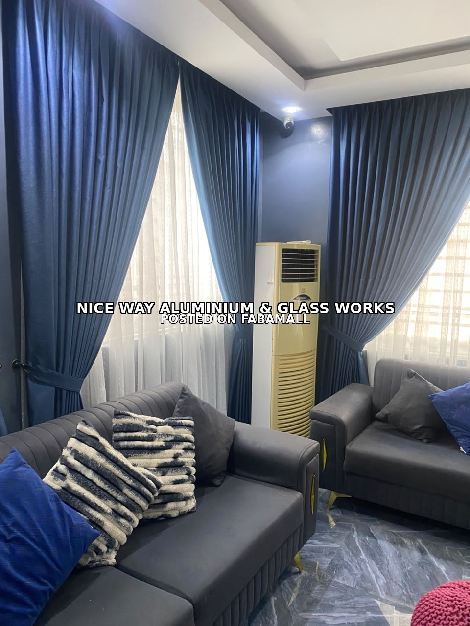 Customised curtains installation Accra — 4