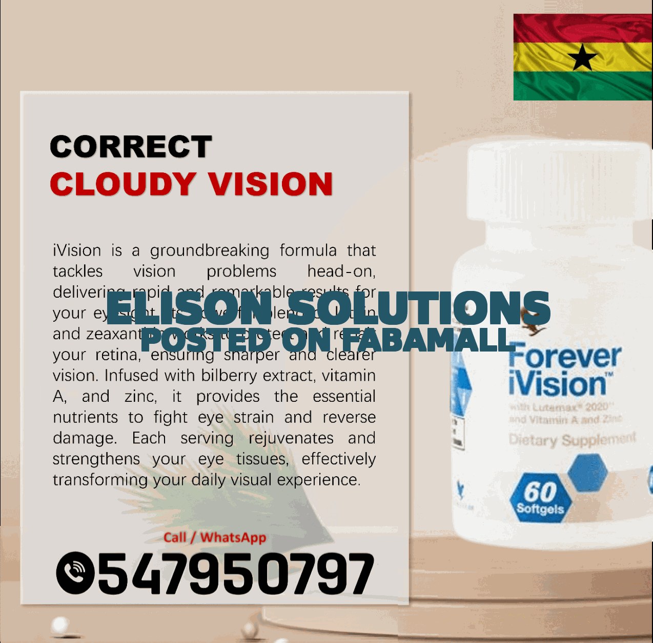 Find Forever iVision for eye support in Ghana — 3