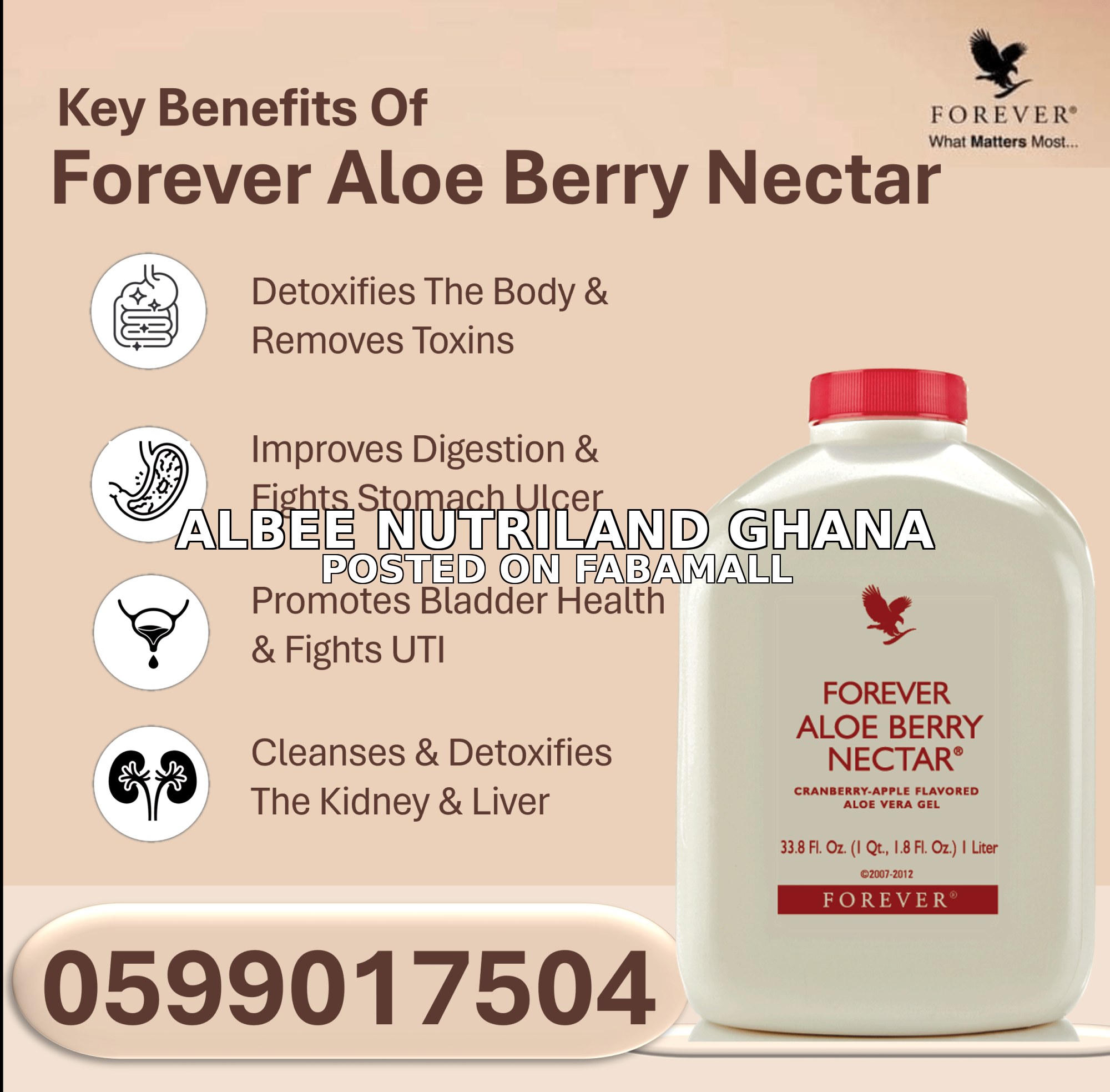 Forever Aloe Berry Nectar In Ghana — 3