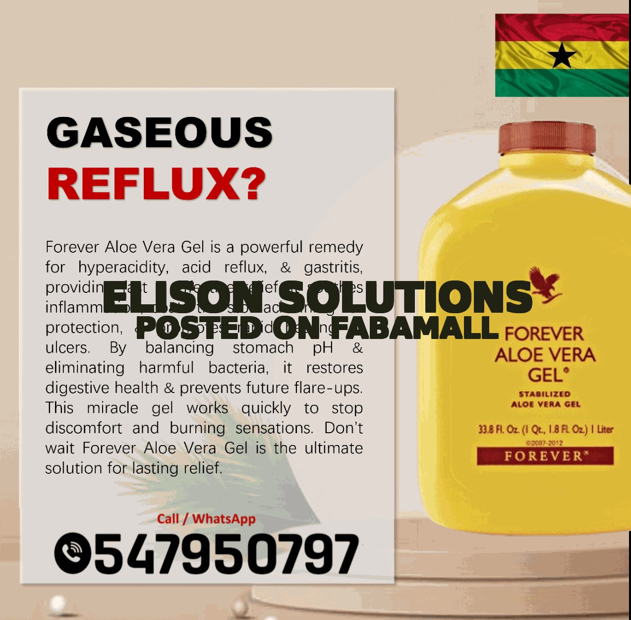 Forever Aloe Vera Gel now available in Accra — 3