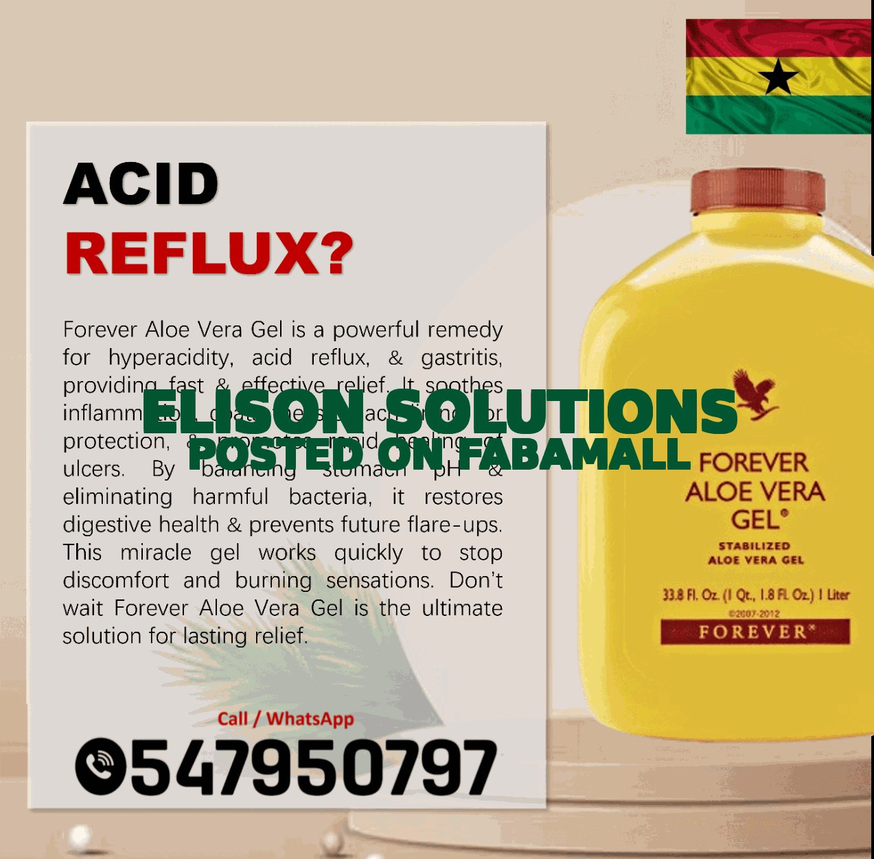 Forever Aloe Vera Gel now available in Accra — 2