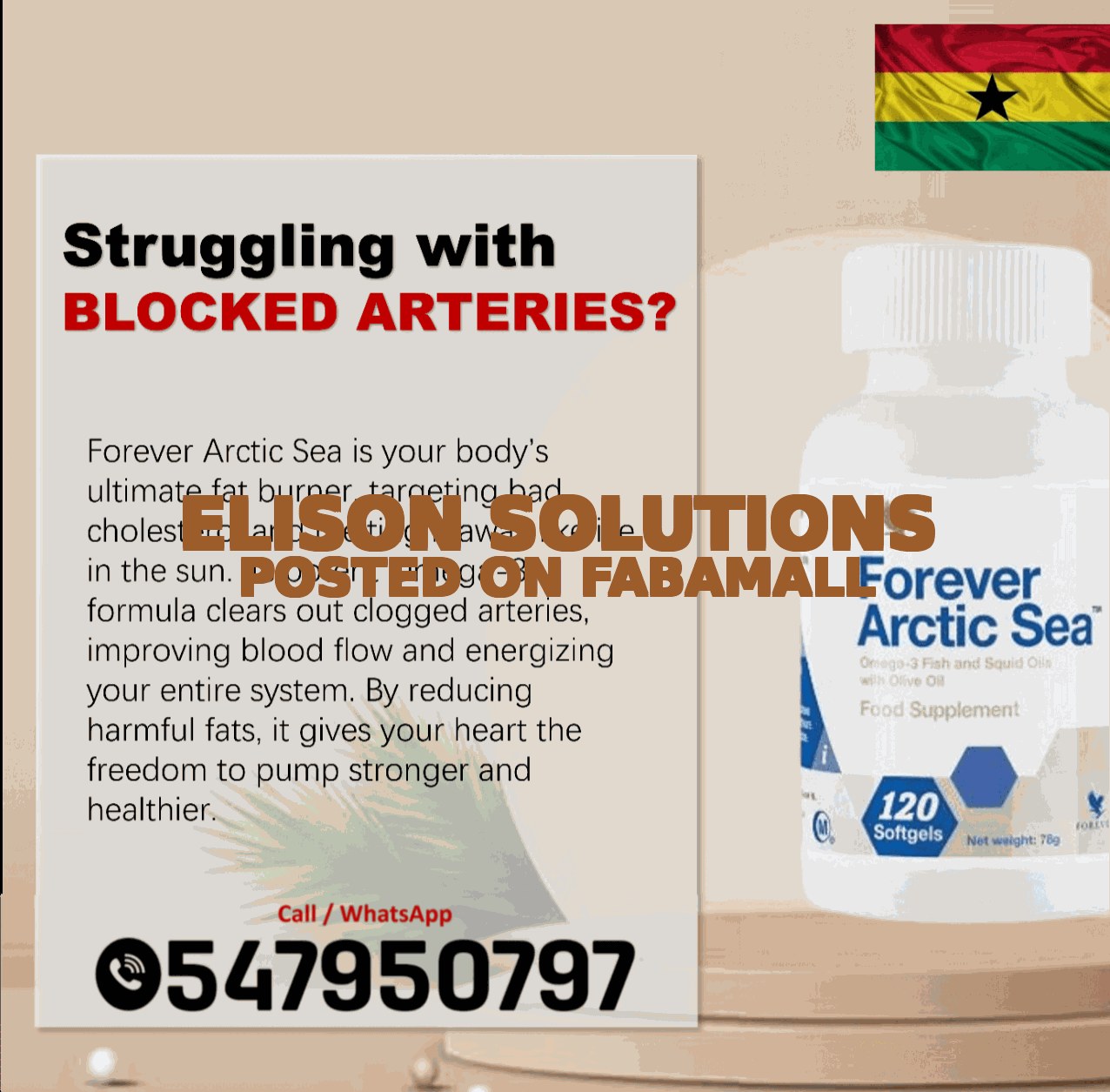 Forever Arctic Sea omega blend stocked in Tamale — 3