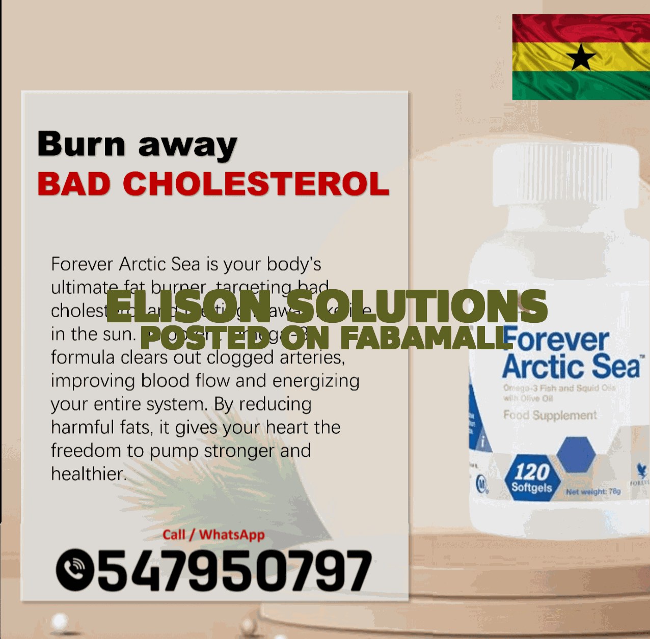 Forever Arctic Sea omega blend stocked in Tamale — 2