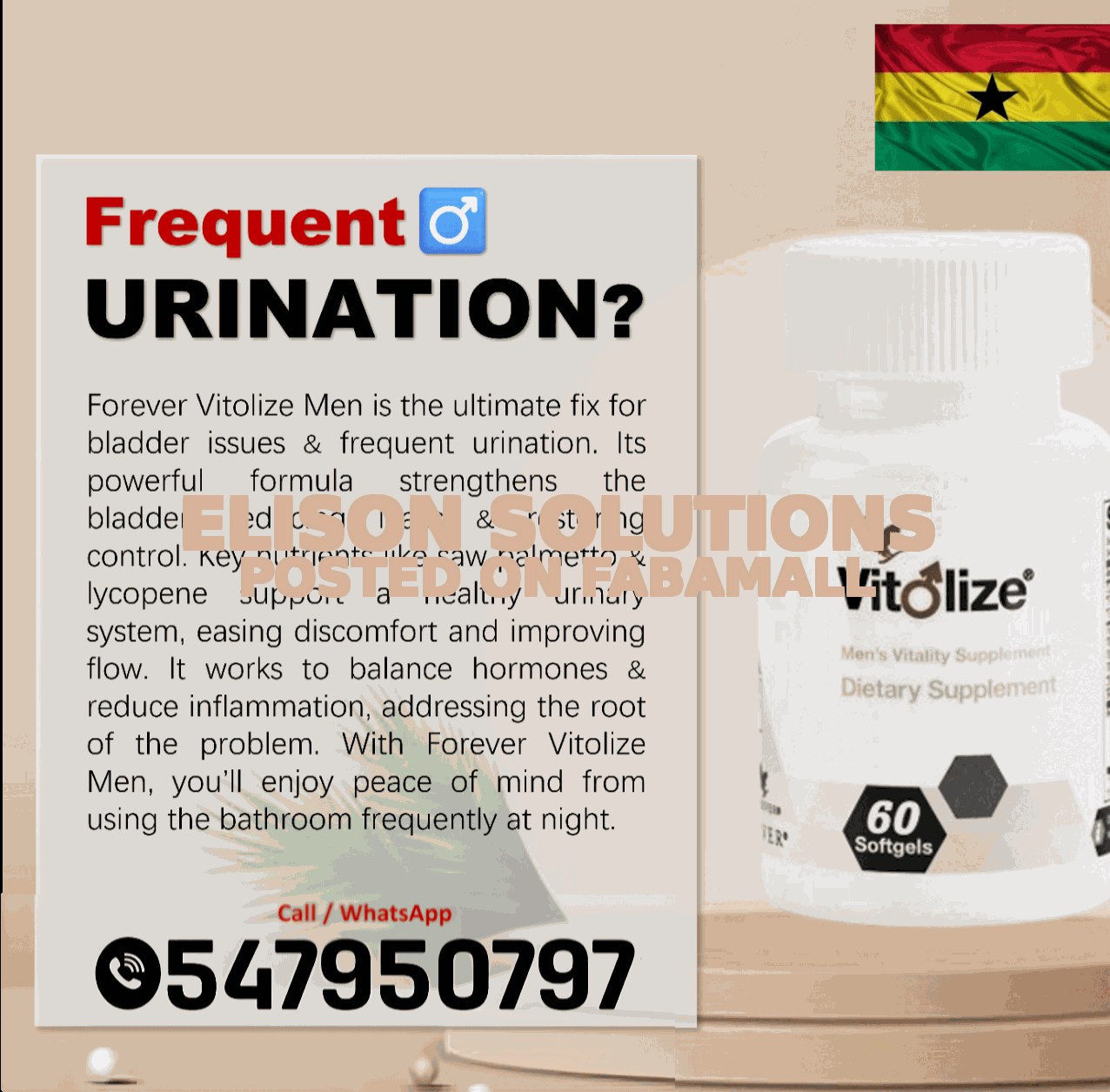Forever Vitolize Men now in stock in Ghana — 3
