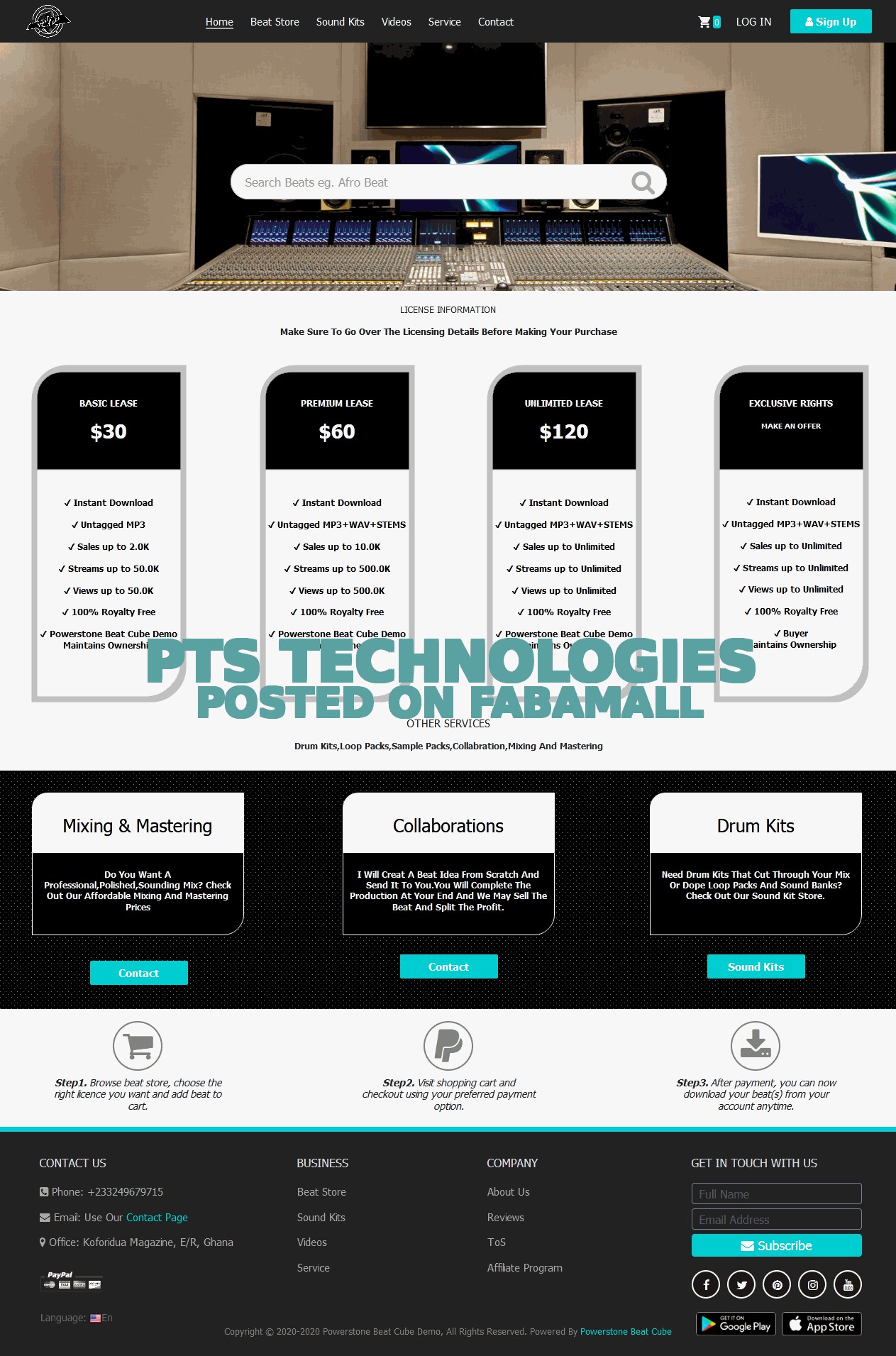 Get Your Beat Selling Website Now — 1