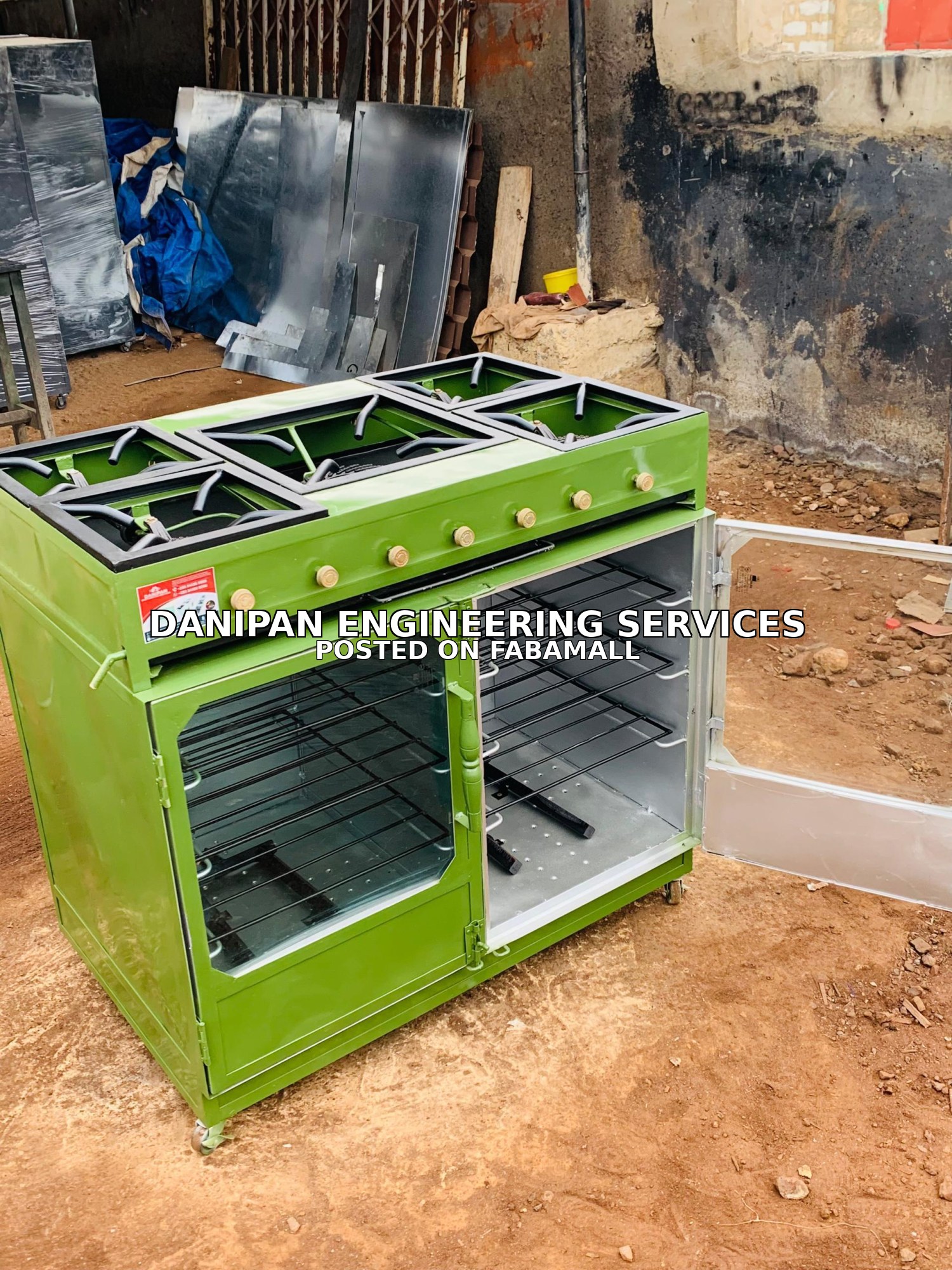 Ghana Made Burner with Oven — 1