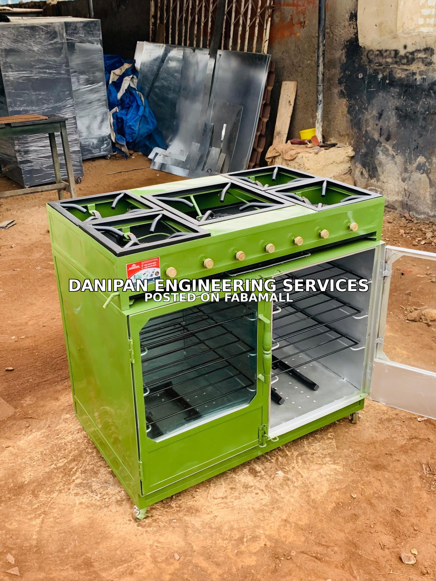 Ghana Made Burner with Oven — 4