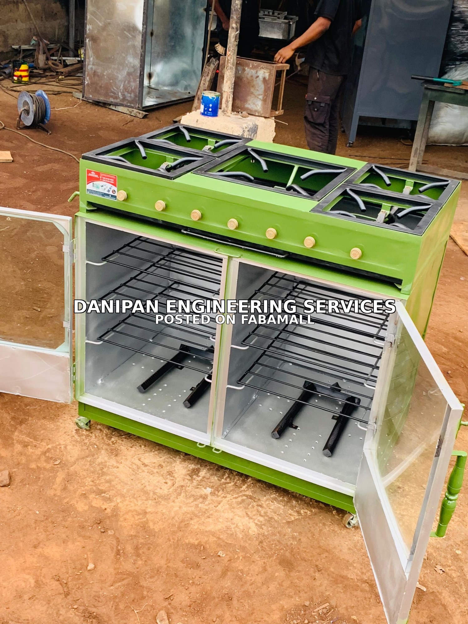 Ghana Made Burner with Oven — 3