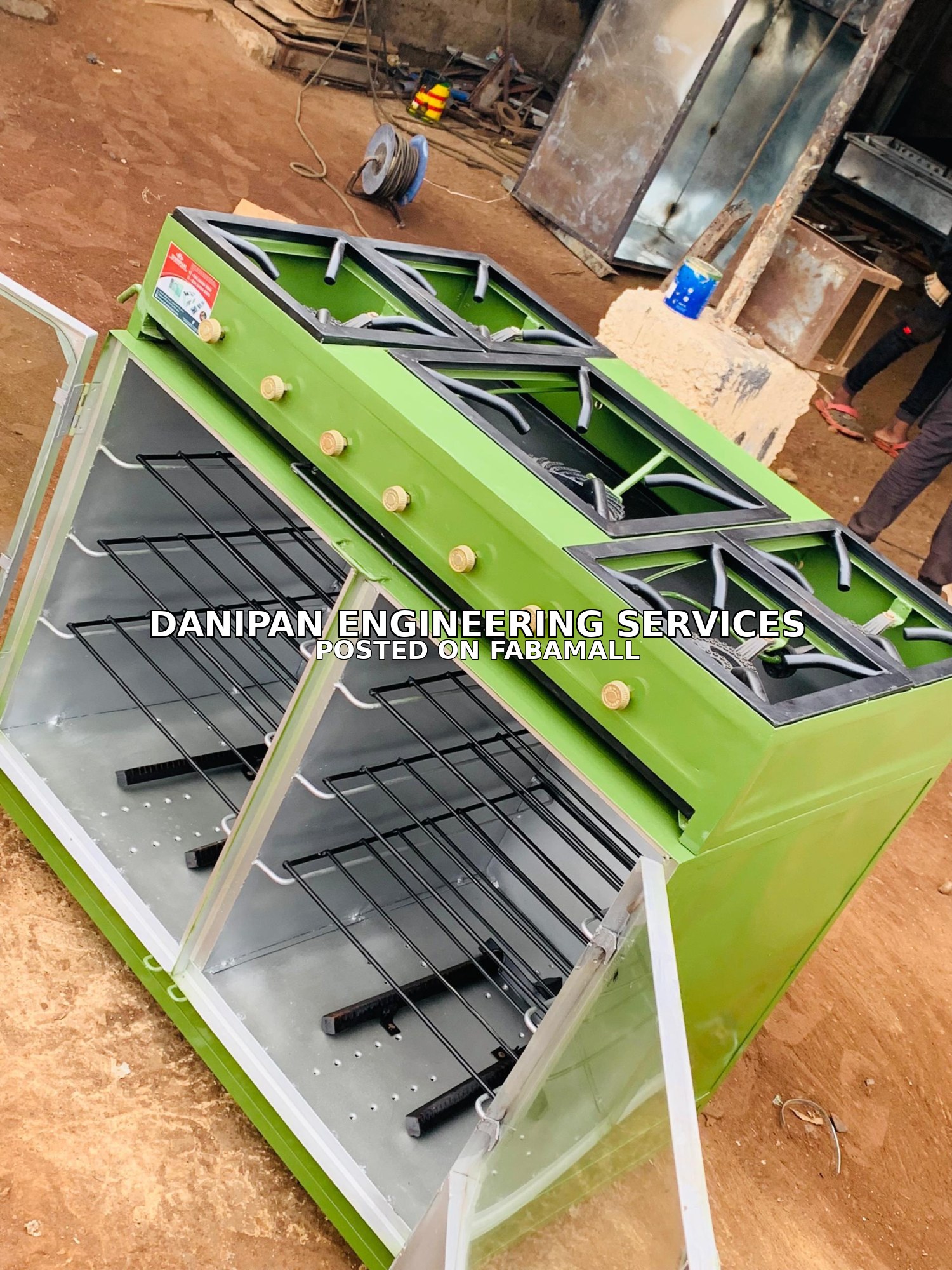 Ghana Made Burner with Oven — 2