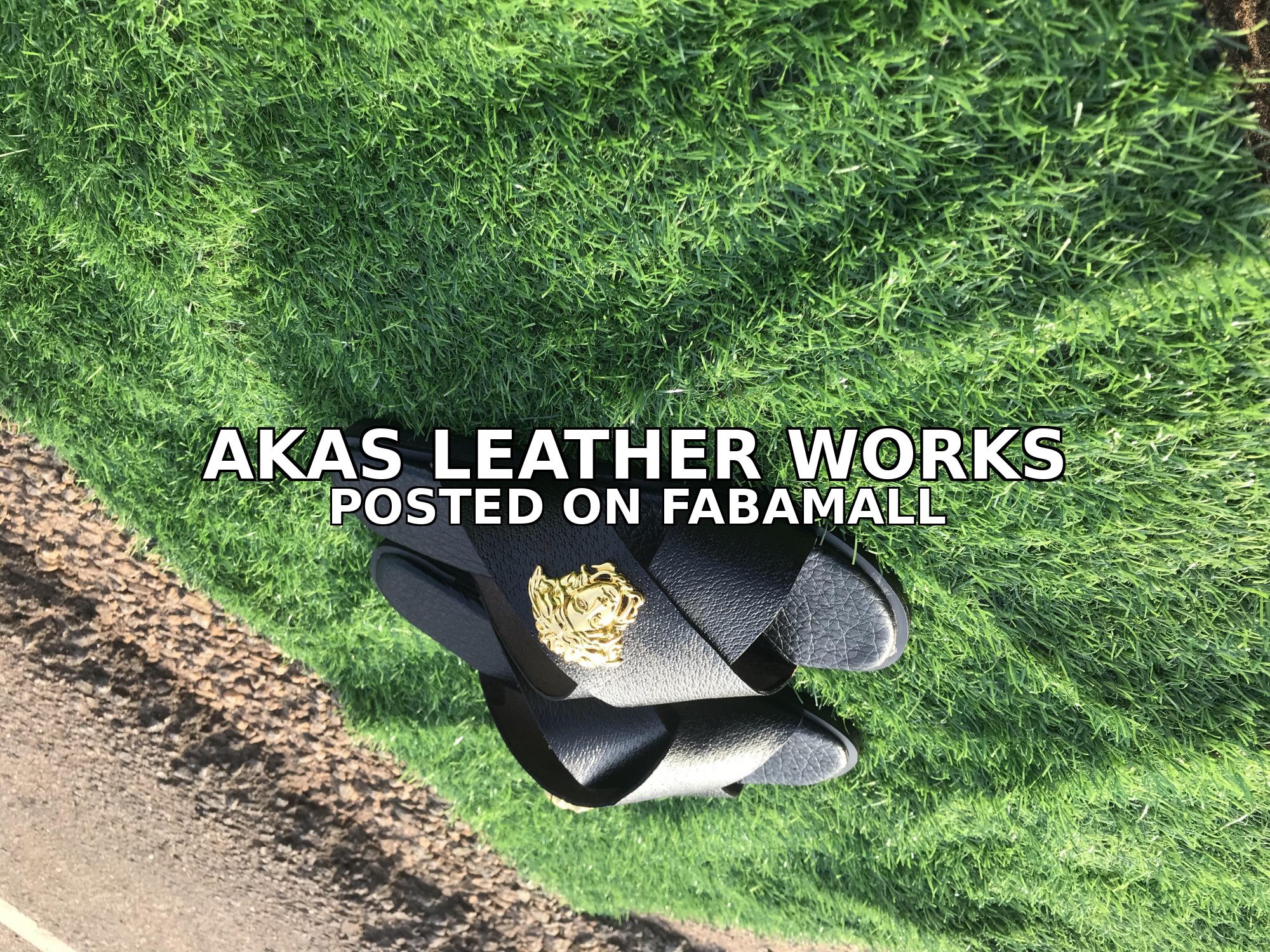 Ghana made slippers for men — 1