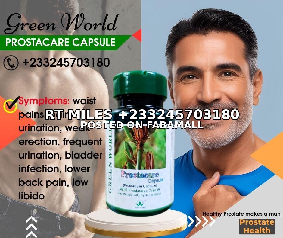 Green World Prostacare Capsules Revealed +233245703180 Unlock Ultimate Prostate Health — 1