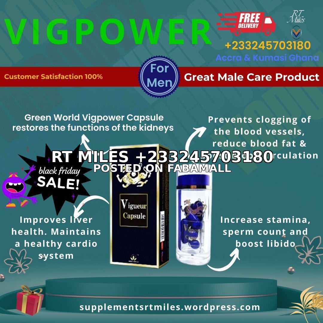 Green World Vigpower Capsule: +233245703180 Unleash Your Inner Lion — 1