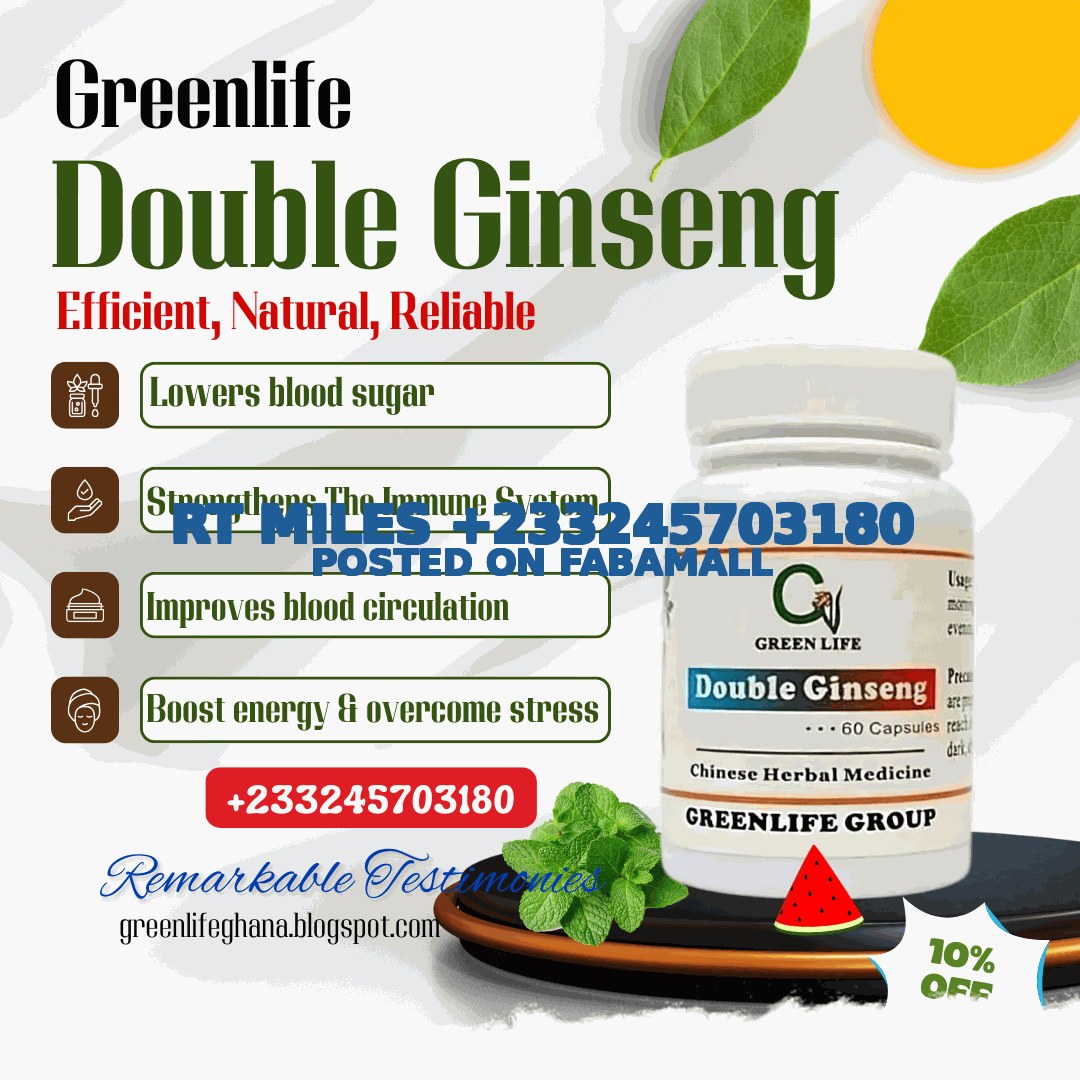 Greenlife Double Ginseng Capsule: Unlocks Your Immune And Cognition — 1