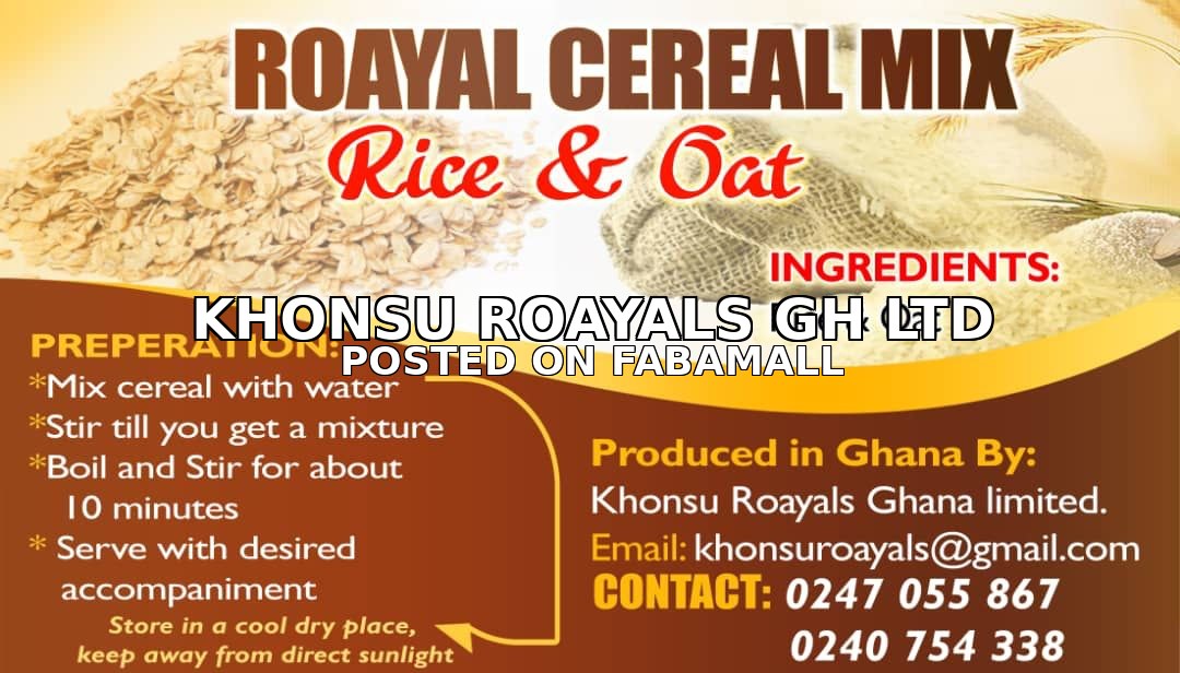 Infant Cereals in Ghana — 6