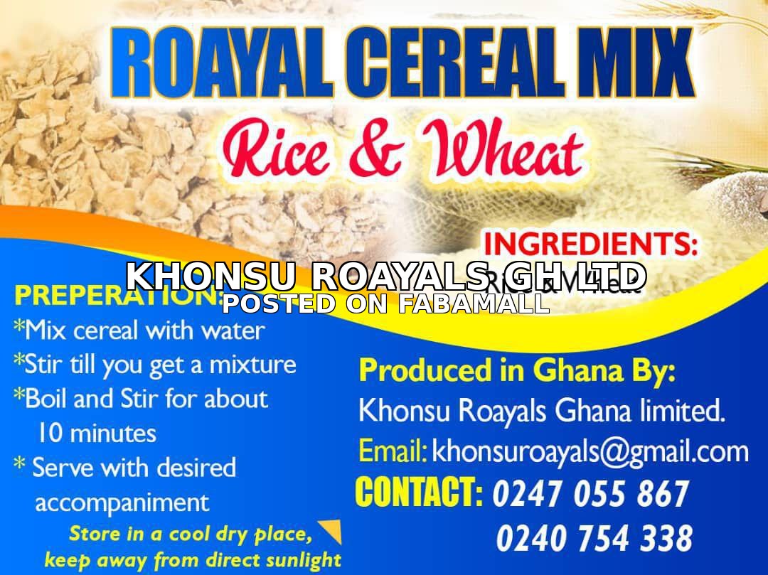 Infant Cereals in Ghana — 7