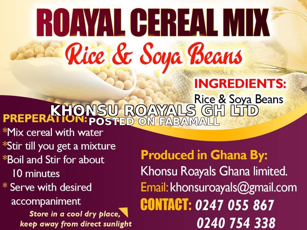 Infant Cereals in Ghana — 8