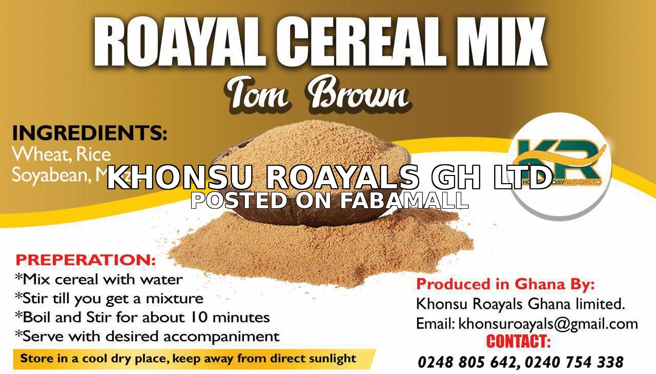 Infant Cereals in Ghana — 2