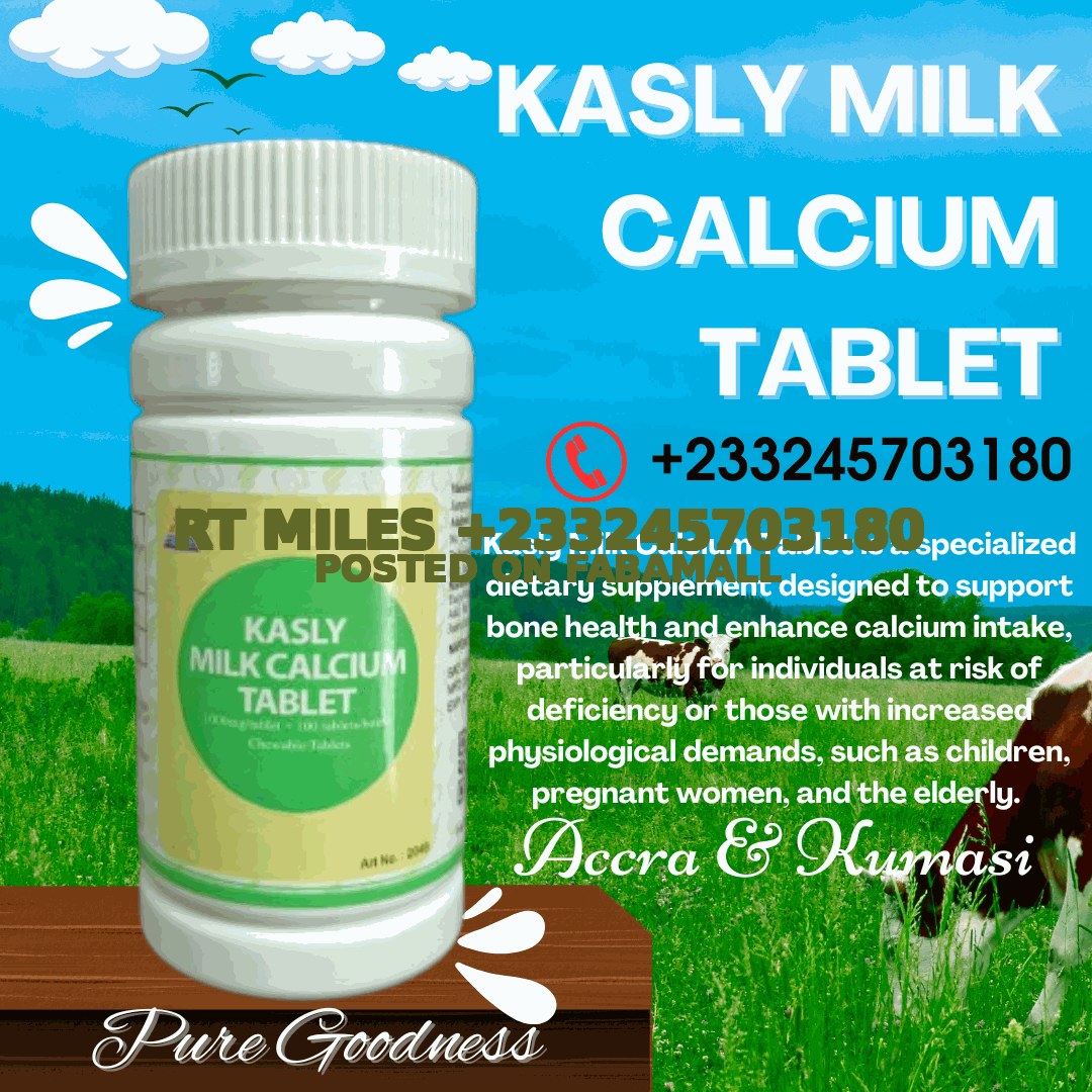 Kasly Milk Calcium Tablet Improves Bone Density — 1