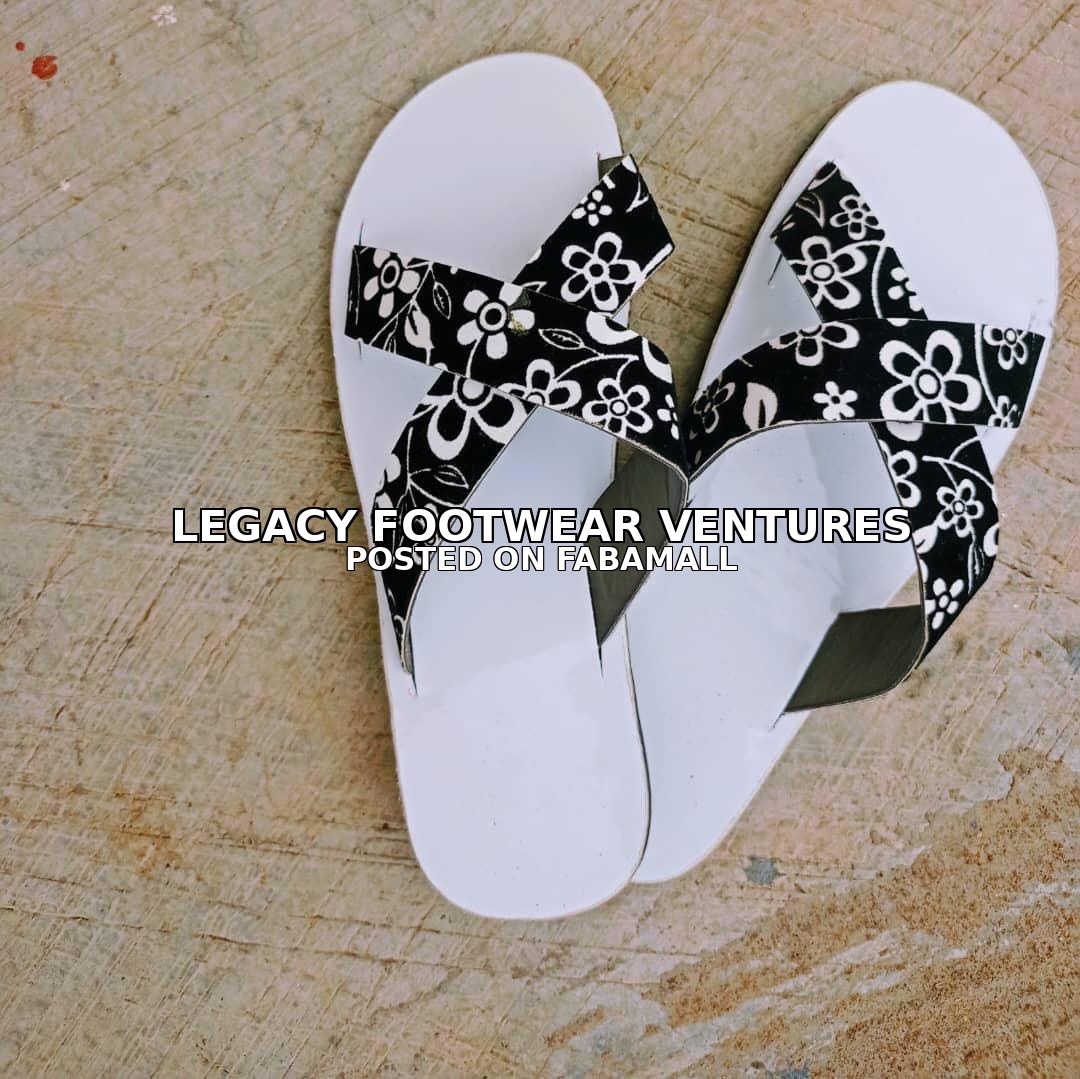 Ladies slippers in Ghana — 1