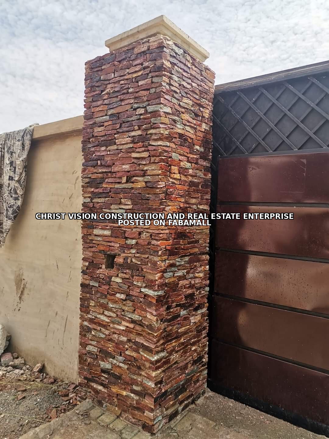 Natural Stone Cladding Installation services in Ghana — 3