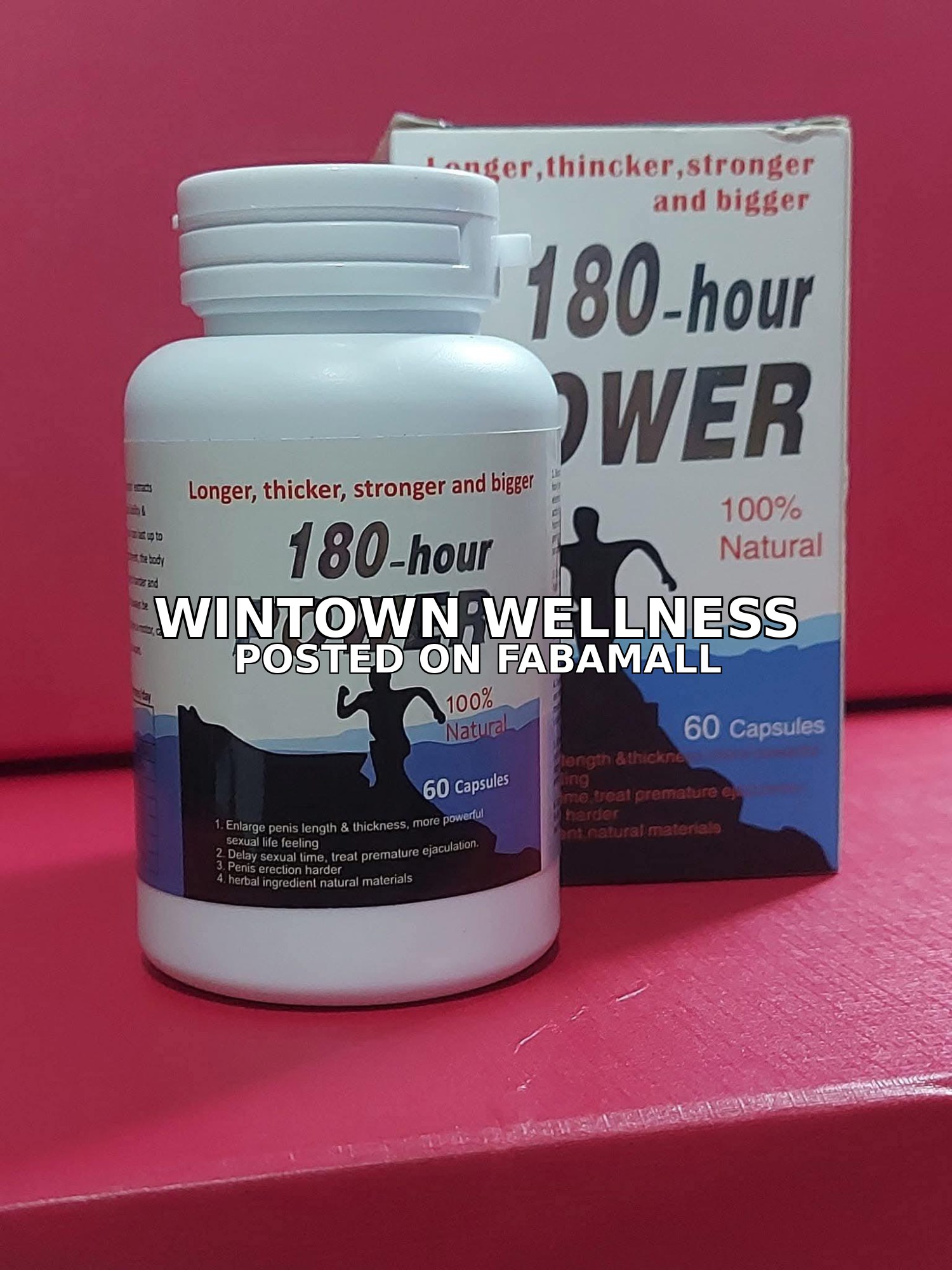 Oringal 180hour Power Capsules For Sexual enlargement, longer sex, in ghana, Kumasi, Takoradi — 1