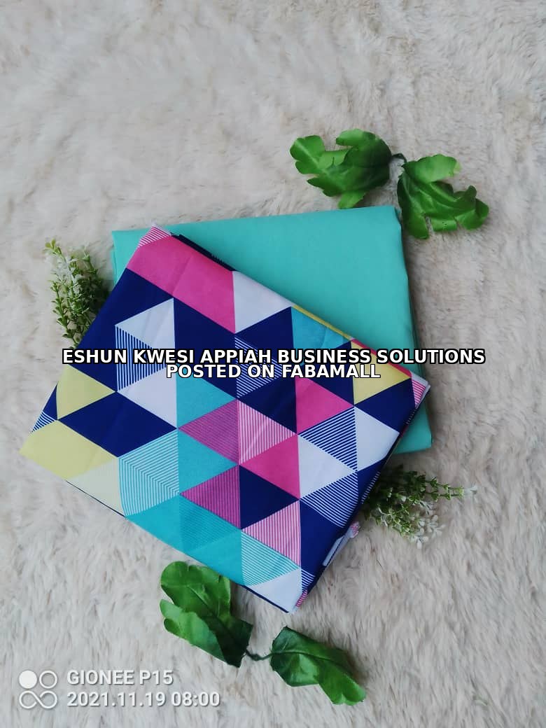 PLAIN AND PATTERN FABRIC - 4 YARDS — 20