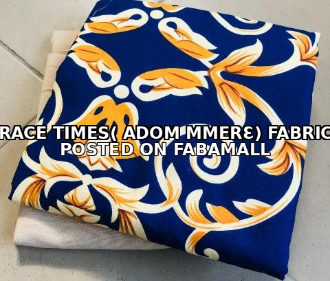 Plain and Pattern Fabrics — 1