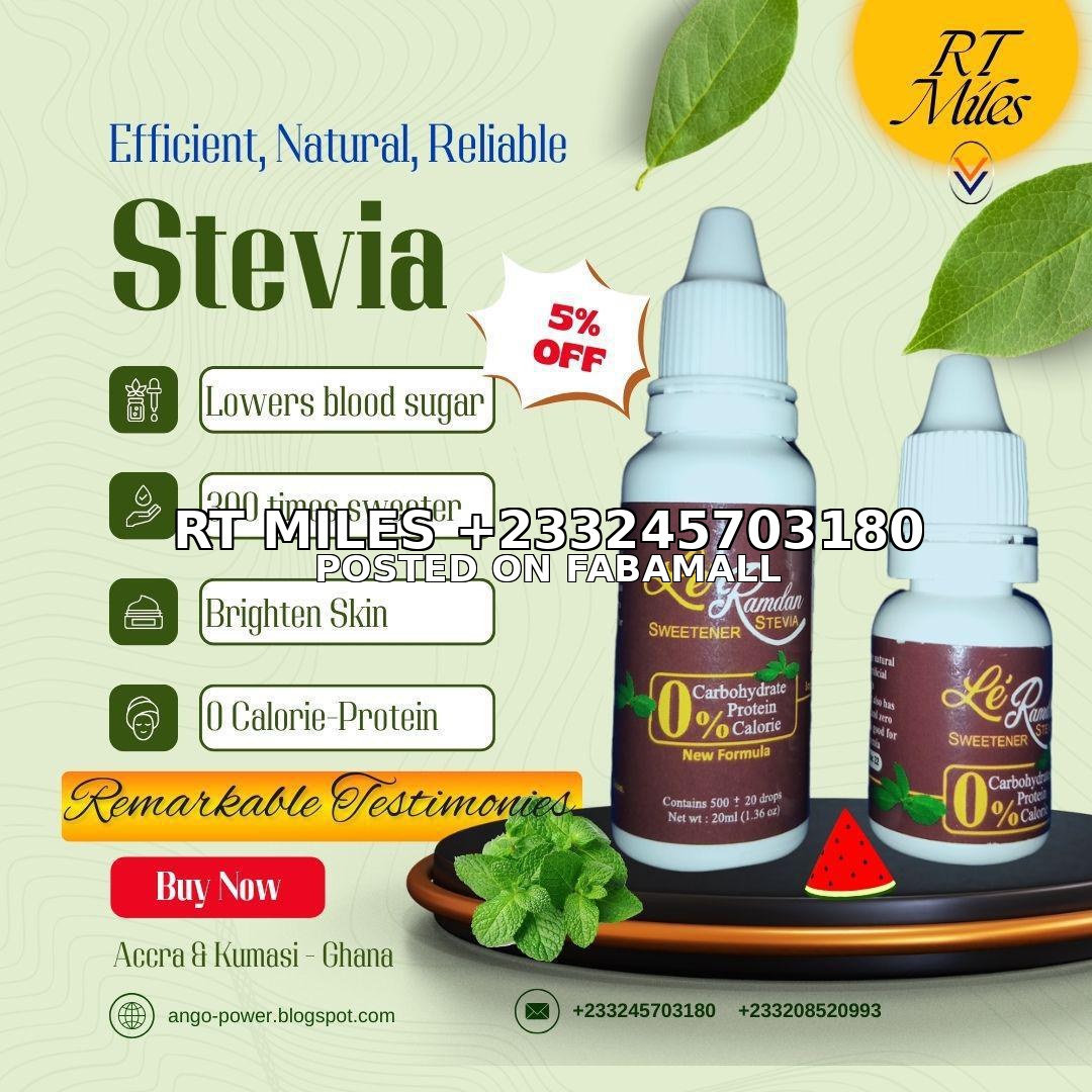 Ramdan Stevia Sweetener +233245703180 - Price in Accra Kumasi Ghana — 1