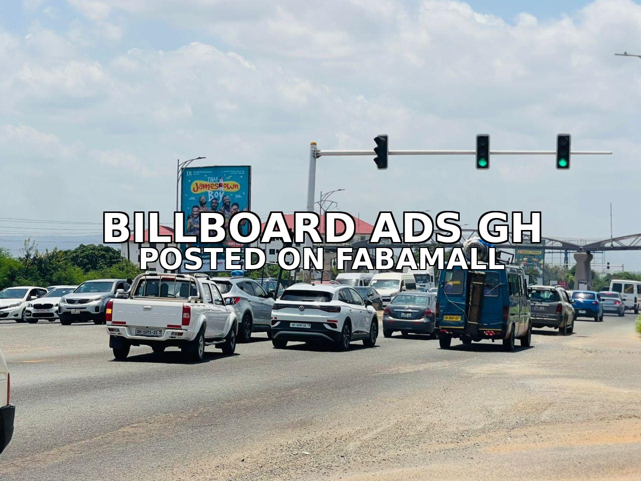 Roadside advertising billboard Independence Avenue — 1