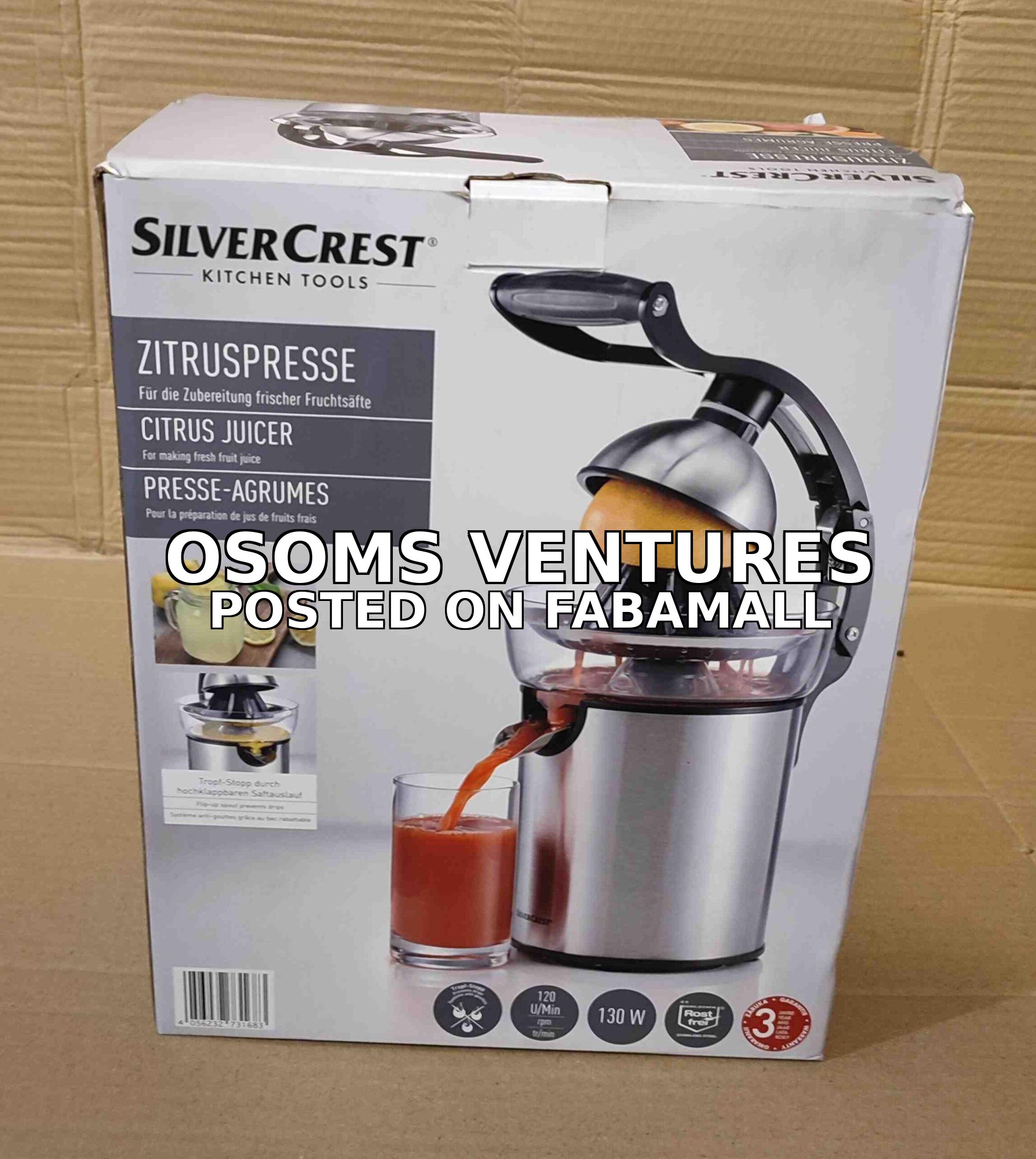 Silver Crest Citrus Juicer in Ghana — 1