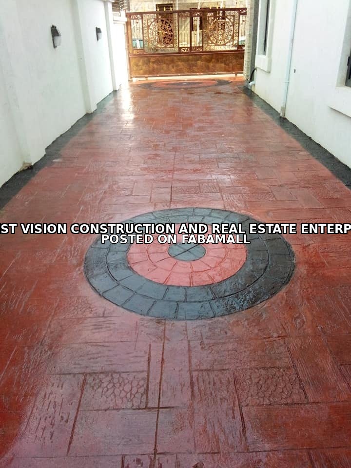 Stamped Concrete Flooring Service in Ghana — 3