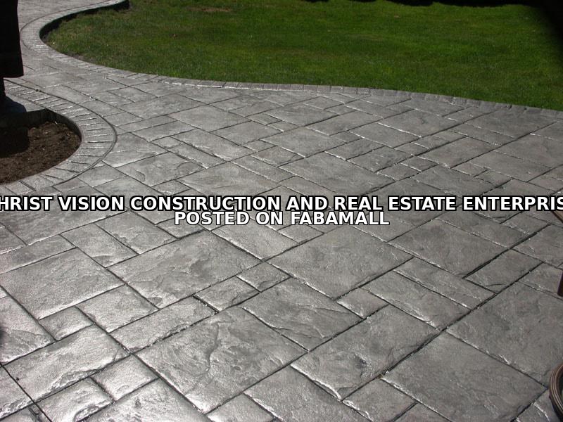 Stamped Concrete Flooring Service in Ghana — 1
