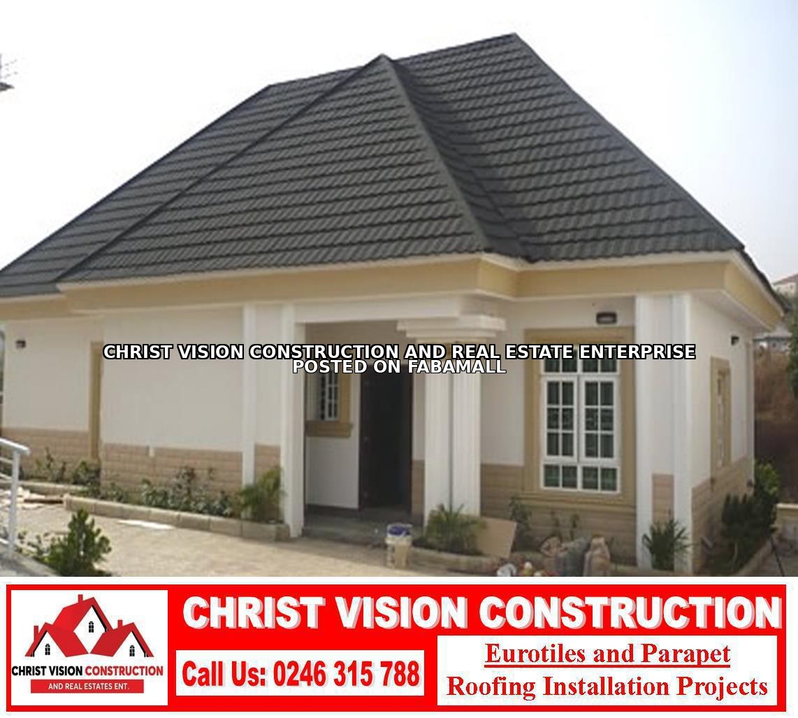 Stone coated roofing tiles in Ghana — 1