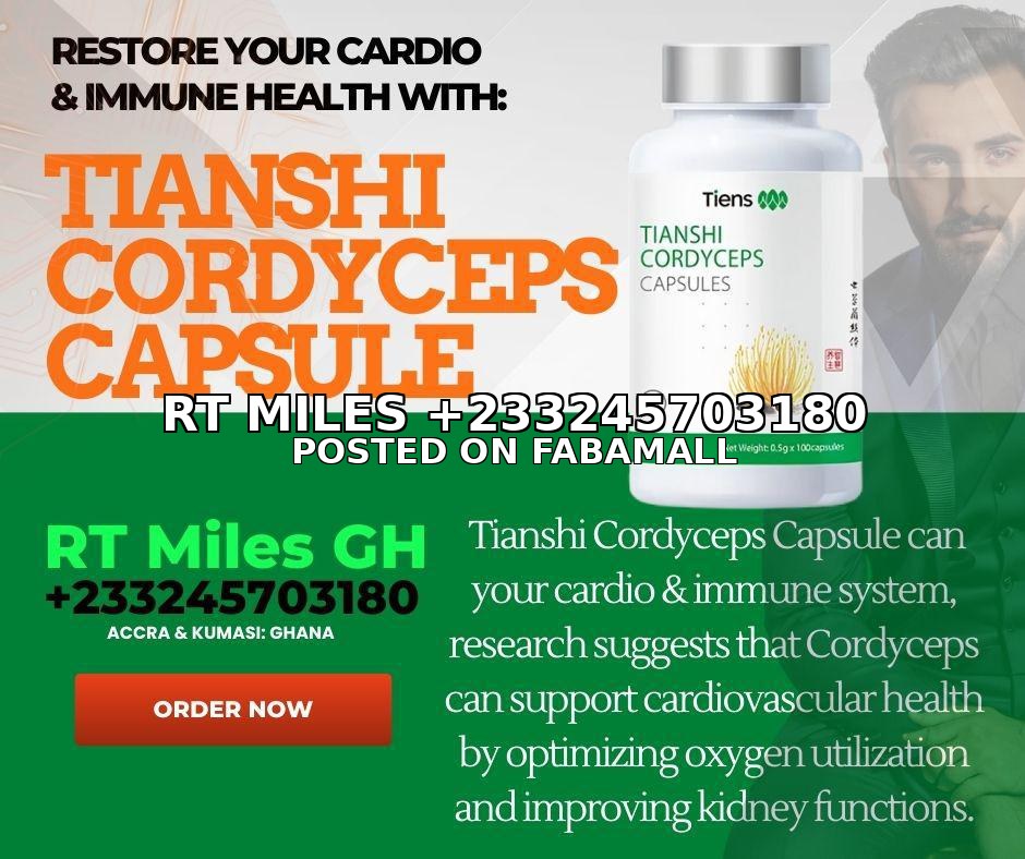 Tianshi Cordyceps Capsule - 100 Caps - Tiens Products Ghana — 1