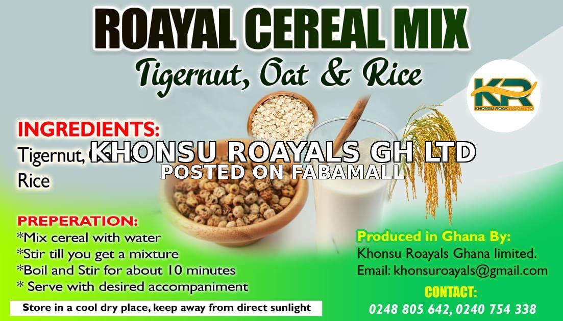 Tigernuts baby cereal in Ghana — 1