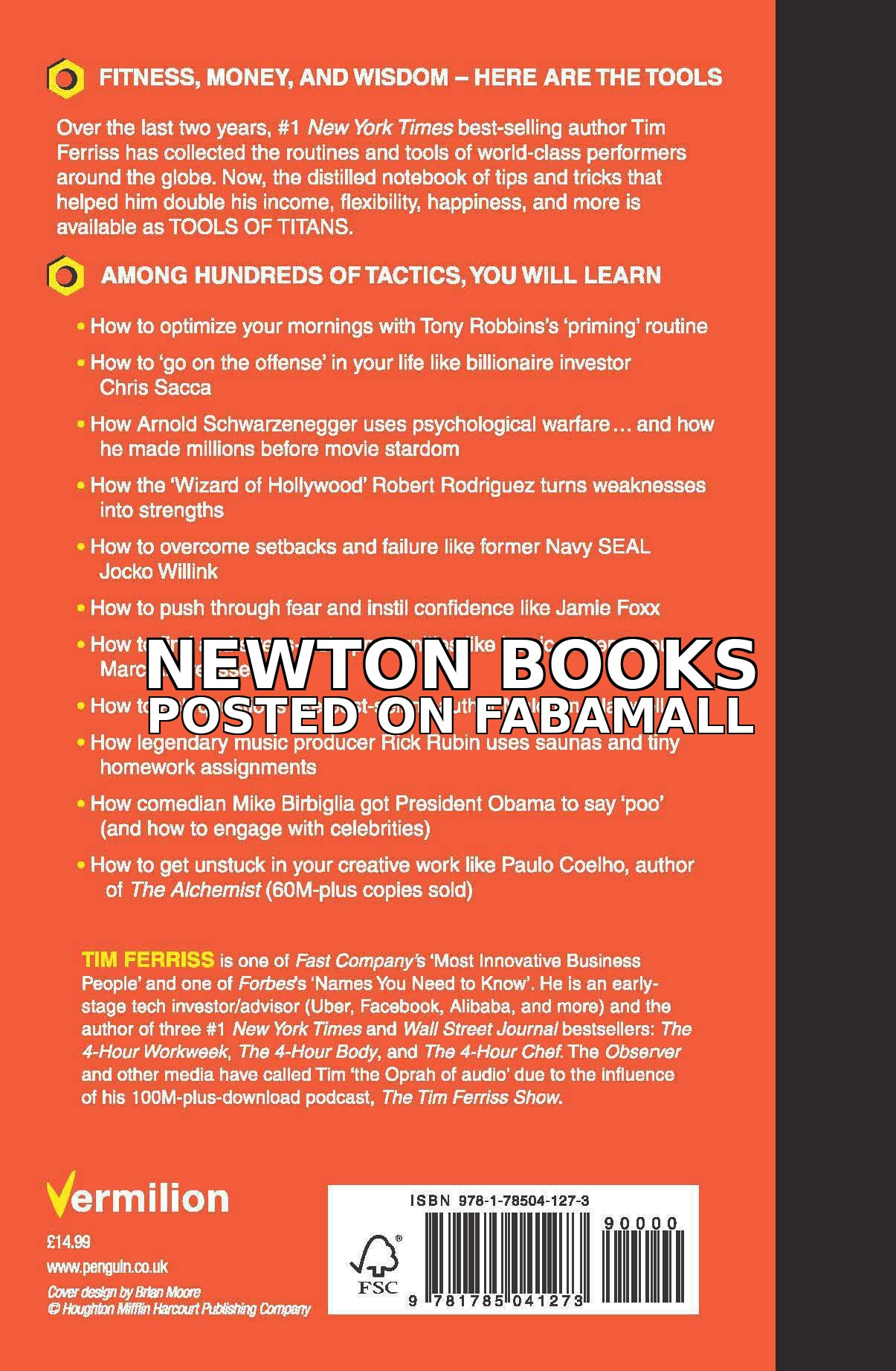 Tools of Titans: The Tactics, Routines, and Habits of Billionaires, Icons, and World-Class Performers — 2