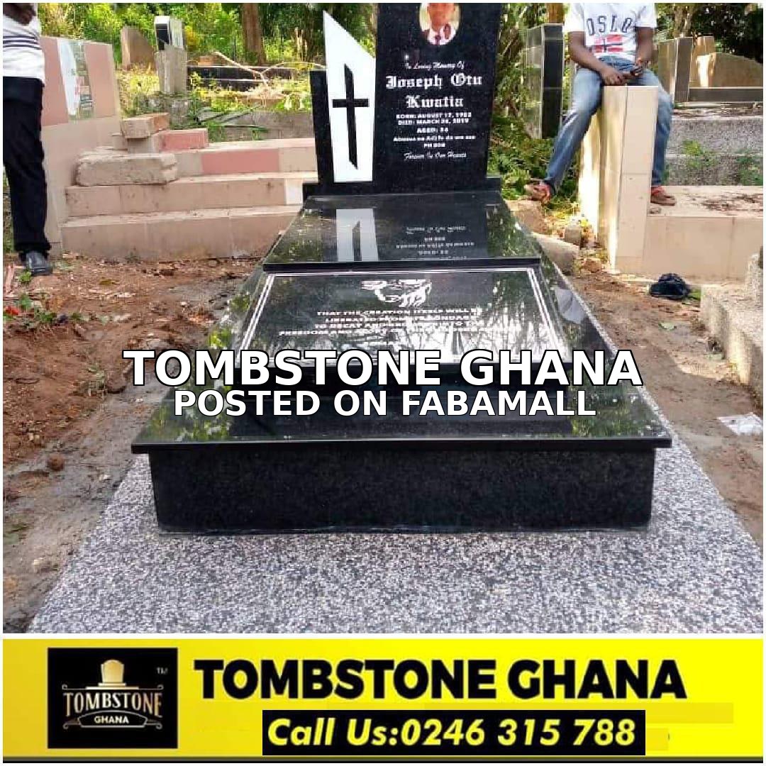 Two steps granite tombstone — 1