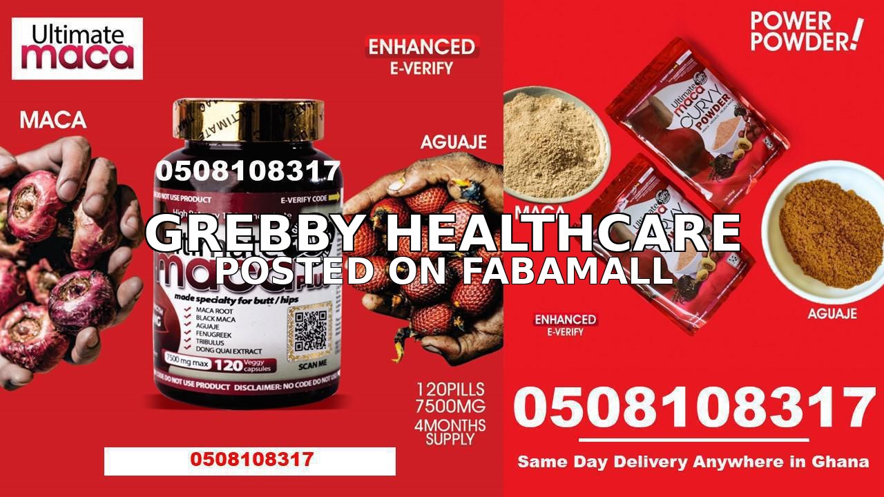 Ultimate Maca pills for Bigger Buttock and hips in Ghana — 1