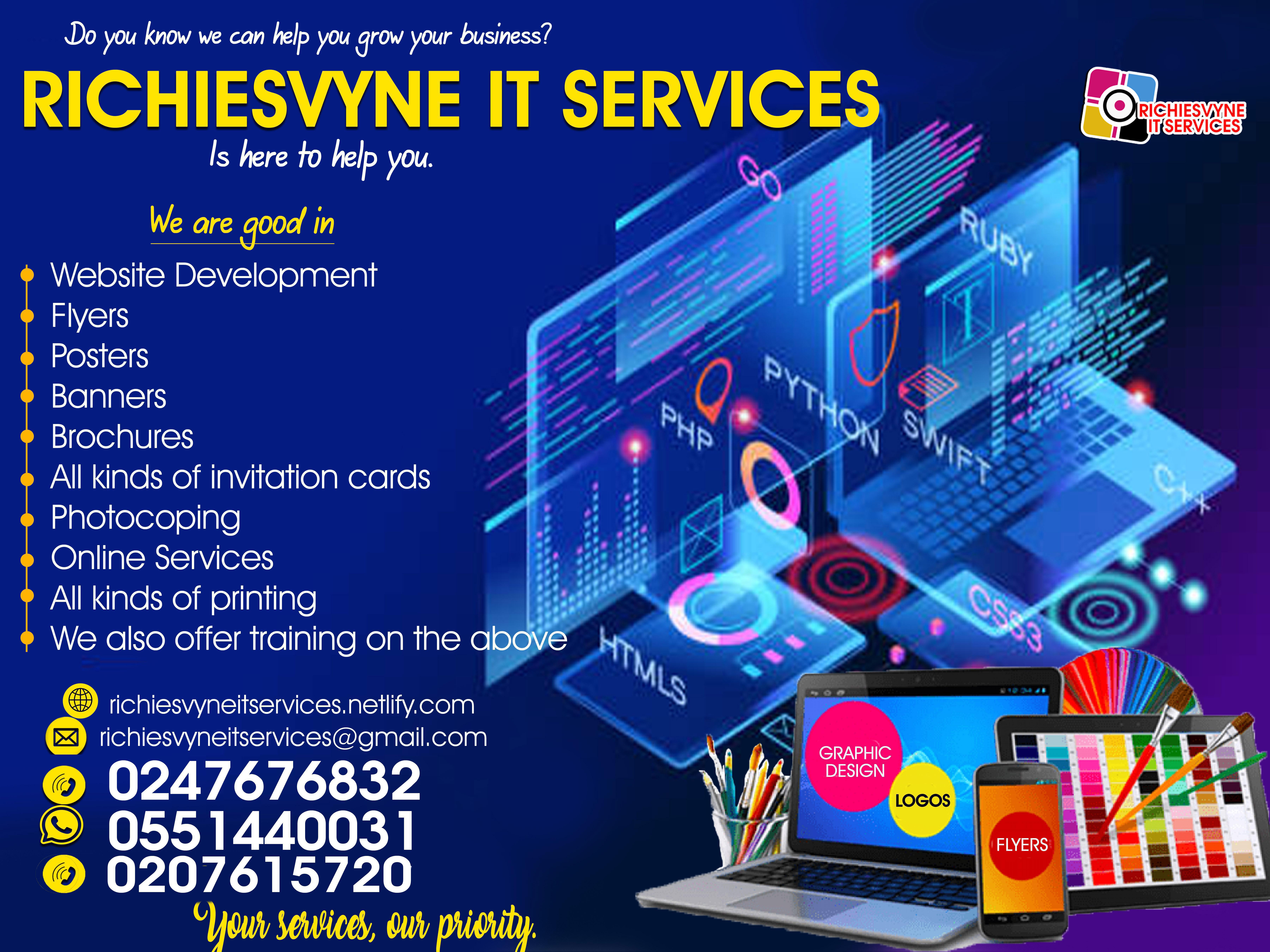 RICHIESVYNE IT SERVICES cover