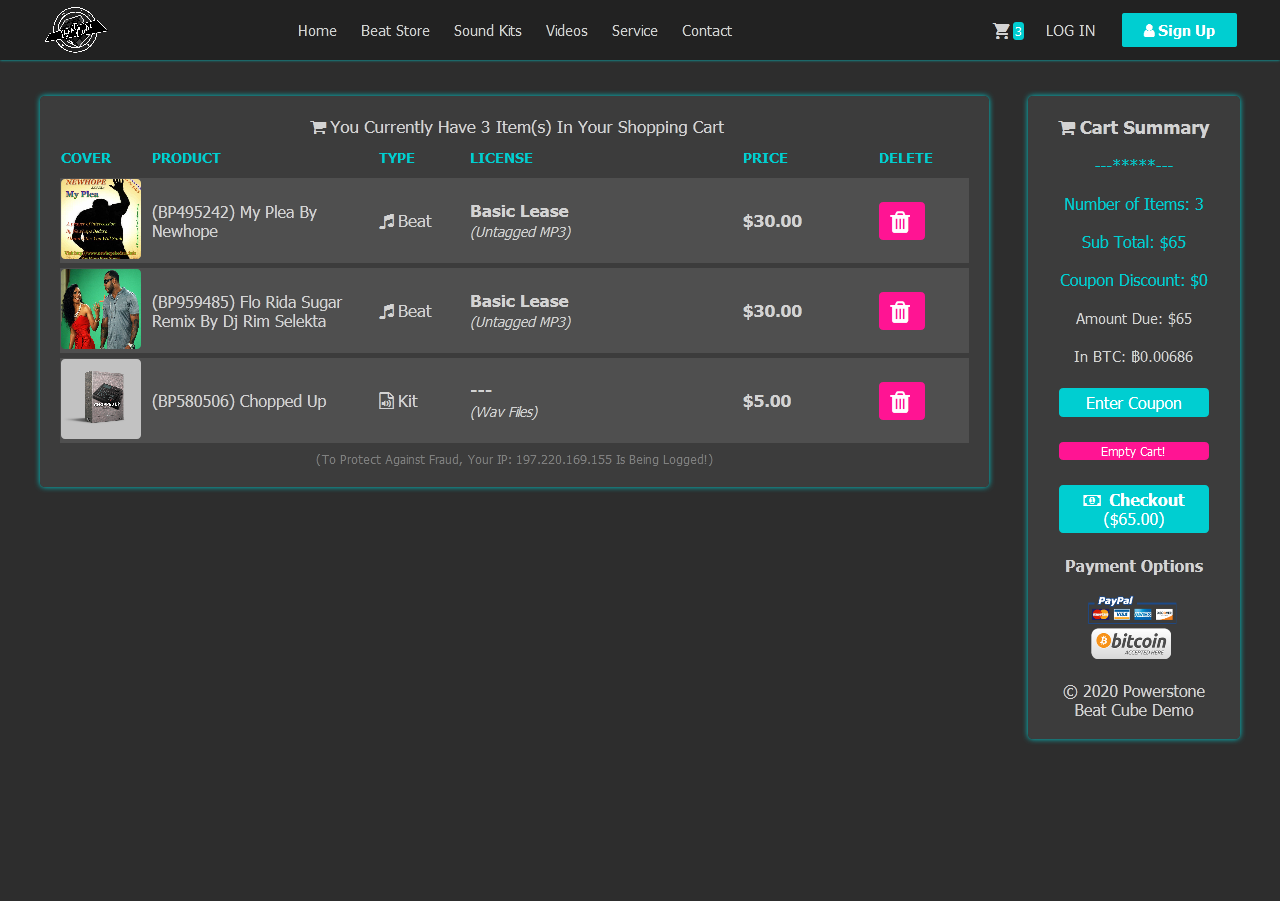 Get Your Beat Selling Website Now image