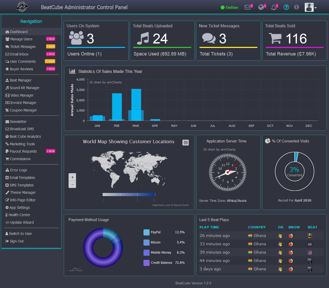 Get Your Beat Selling Website Now image